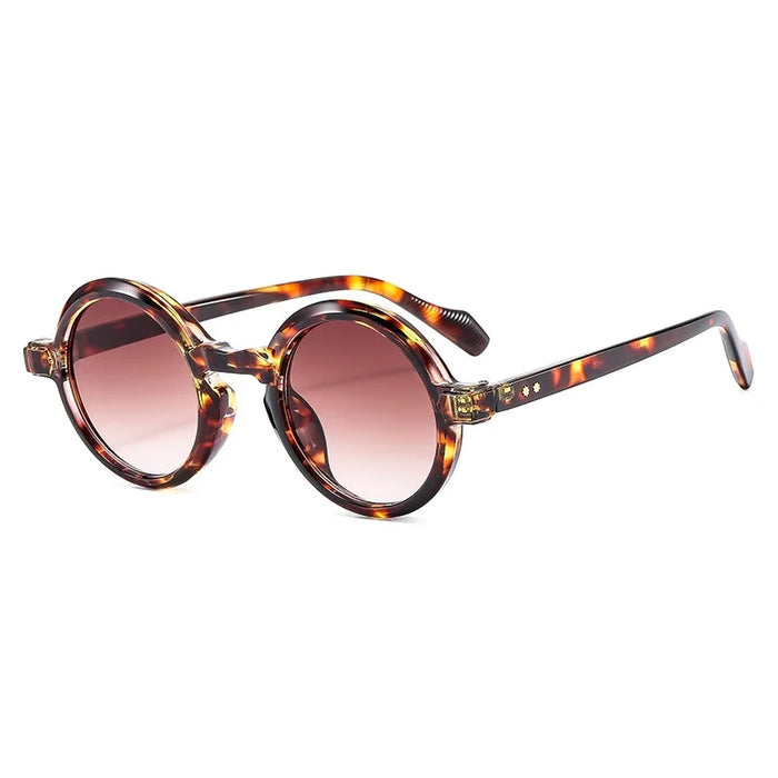 Fashion Round Sunglasses Women Gradient Frame Shades Retro Trending Men Sun Glasses UV400 Female Oculus Gafas