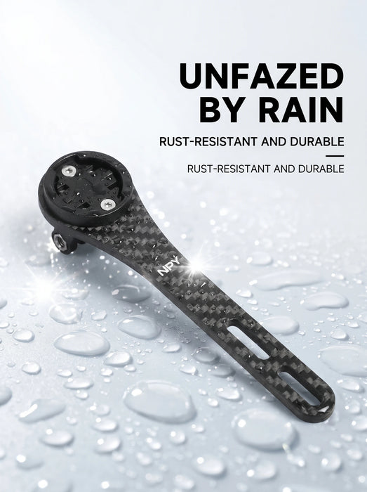 NPY Carbon Fiber Speedometer Holder Integrated Handlebar Mount For Wahoo/Bryton/Garmin Speedometer Mount Bicycle Accessories