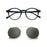 ZENOTTIC 2026 Fashion/Retro Clip On Sunglasses (Anti Blue Light Glasses+Polarized Clip)  for Men Women