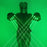 Gants Laser Vert 532 nm Faisceau Doigt Flash Point Unique Grand Faisceau Canon Laser Gants Lumineux LED pour Paume pour DJ Club Soirée Spectacle