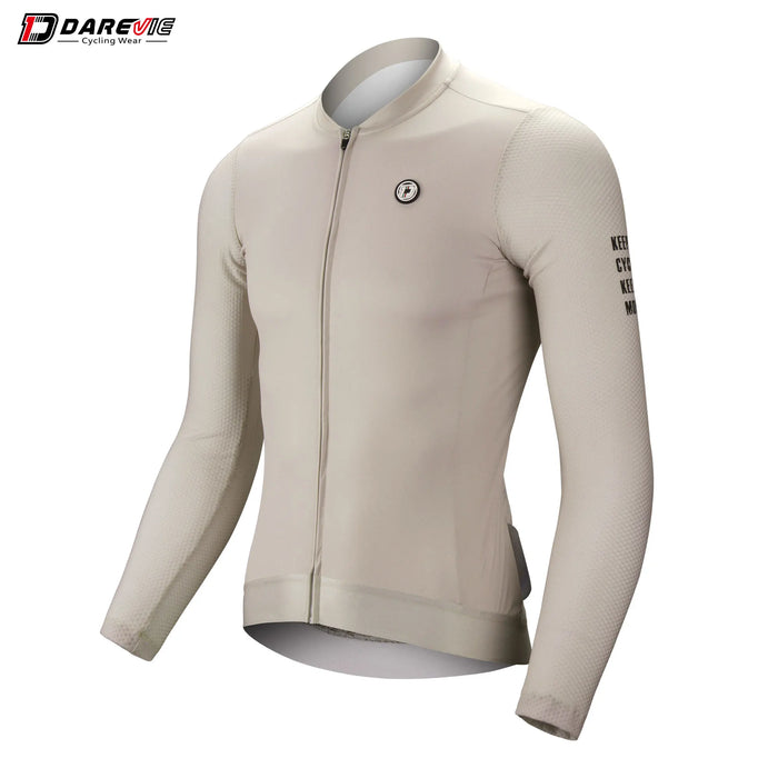 DAREVIE Cycling Jersey Small Size SPF 50+ Training Level Men Women Long Sleeves Cycling Jersey Breathable Man Cycling Maillott