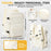 Sac à dos de voyage cabine avion Ryanair, sac à dos de compression sous vide, sac à dos pour hommes et femmes, sacoche pour ordinateur portable, sac à main