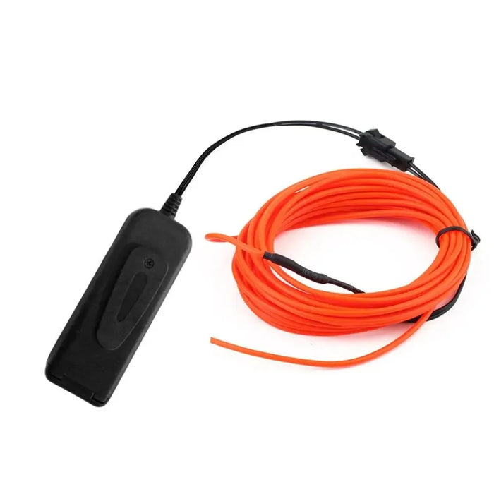 Câble Néon EL Lumineux LED Décoration Noël Fête Danse Déguisements Vêtements Lumineux Voiture Lumière Décoration Vêtements Soirée Rave 1m/3m/5m