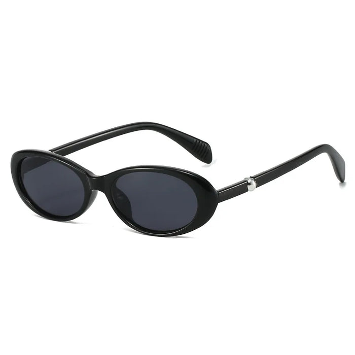Ins New Retro Oval Women Sunglasses Personality Brand Small Frame Design Fashion Trend High Quality Men Shades UV400