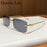 Fashion Small Rectangle Rimless Sunglasses Men 2026 Luxury Brand Square Frameless Metal Frame Cut Edge Eyewear For Male Shades