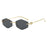 Rimless Diamond Sunglasses Square Women Men Retro Sun Glasses Brand Designer Eyewear UV400 Shades Oculos Female Gafas