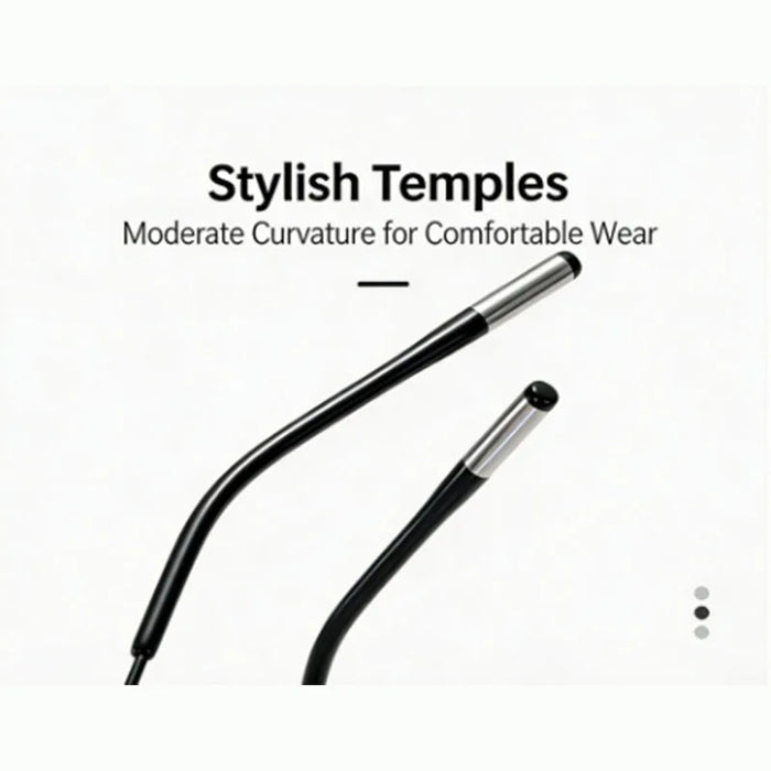 New Progressive Multifocal Reading Glasses for Both Near and Far Vision, Ultra-Light Metal Full-Frame, Anti-Blue Light, Suitable