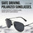 Memory Metal Pilot Sunglasses Men Polarized Flexible Titanium Temples Driving Sun Glasses Male Photochromic Chameleon Eyewear UV