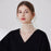 Beautiful Petal Fake Collar Black Lace False Blouse Detachable Lapel False Collar Sweater