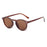Vintage Fashion Round Sunglasses Women Men 2024 Brand Design Retro Rivet Yellow Blue Lens Square Sun Glasses Male Female Goggles