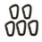 1-10Pcs Clips Mosquetón Táctico Militar Accesorios Hebilla D-Ring Mosquetón Montañismo Mochila Colgante Llave Gadget Exterior