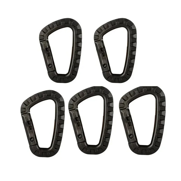 1-10Pcs Clips Mosquetón Táctico Militar Accesorios Hebilla D-Ring Mosquetón Montañismo Mochila Colgante Llave Gadget Exterior