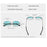 HBK Frameless Metal Sunglasses Men Wave Cutting Sun Glasses for Women Travel Shopping Shades Eyeglass UV400 Summer Style