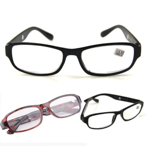 Lunettes de lecture anti-fatigue visuelle pour presbytie avec verres optiques et monture en plastique, pour hommes et femmes, correction de +1,0 à +6,0