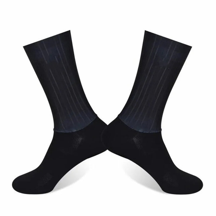2026 New Cycling Slip Anti Silicone Summer Whiteline Aero Socks Men Bicycle Sport Running Bike Socks Calcetines 2024 New Socks