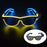 Nouvelles lunettes lumineuses LED sans fil pour festival, rave, soirée, lunettes de soleil mosaïque lumineuses néon, lunettes de club disco