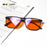 SHINU Red Sleeping Glasses Blue Light Blocking Good rest Computer Glasses For Men Blue Light Filter Orange Tinted Glasses