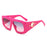Square Sunglasses Women Men Travel Wide Glasses Legs Shades Male Female UV400 Gafas Oculos Retro Brand Designer Luxury
