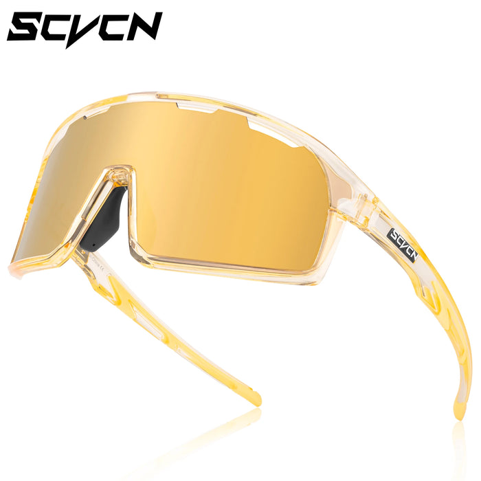 SCVCN Outdoor Climbing Photochromic Cycling Glasses MTB Riding Sunglasses UV400 Polarized Goggles Man Woman Bike Bicycle Eyewear