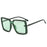 New Oversized Square Sunglasses Women Hollowed-out Boundless Vintage Designer Sun Glasses Shades UV400 Men Luxury Male Female