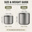 Pure Titanium Double-Wall Cup Set, 100ml & 220ml Coffee and Tea Cups, Lightweight Nesting Drinkware for Home Travel and Outdoors