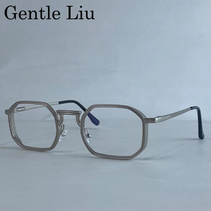 Steampunk Classic Rectangle Sunglasses Men 2026 Luxury Brand Punk Polygon Metal Frame Sun Glasses For Male Driving Eyewear Shade