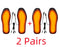 USB Heated Insoles for Shoes Electric Foot Warming Pad Winter Feet Warmer Sock Mat Outdoor Sports Shoe Heating Insole