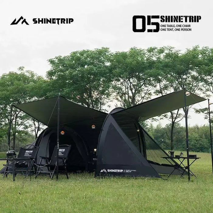 ShineTrip Lightweight 2-Person Tunnel Tent Oxford Cloth Waterproof Sunscreen Portable Outdoor Travel Camping Tent