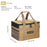 BISINNA Outdoor Camping Bag 26L/30L/42L Folding Gas Tank Storage Bag Picnic Cookwre Container Camp Supplies Adjustable Partition