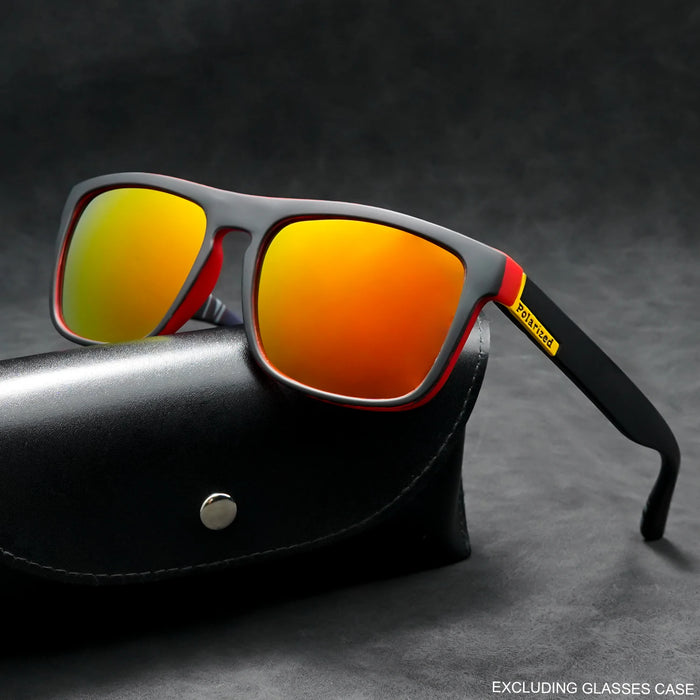 Gafas de Pesca Lentes de Sol Cuadradas Polarizadas para Pesca Deportes Conducción Sombras de Pesca Gafas de Exterior para Ciclismo Viajes Uso Diario