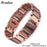 ARADOO Copper Bracelet for Men 100% Pure Copper Magnetic Link Bracelets Jewelry Gift with Adjustable Sizing Tool