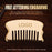 Copper guasha plate pure brass household scalp universal massage comb Mammary Scraping comb body massage tool