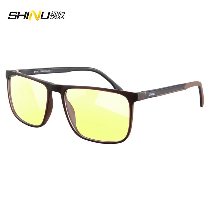 Presbyopic Men Reading Glasses 2.0 Intelligent Blue Light Lenses Blocking Harmful Light Only New Technique Blue Light 4.0
