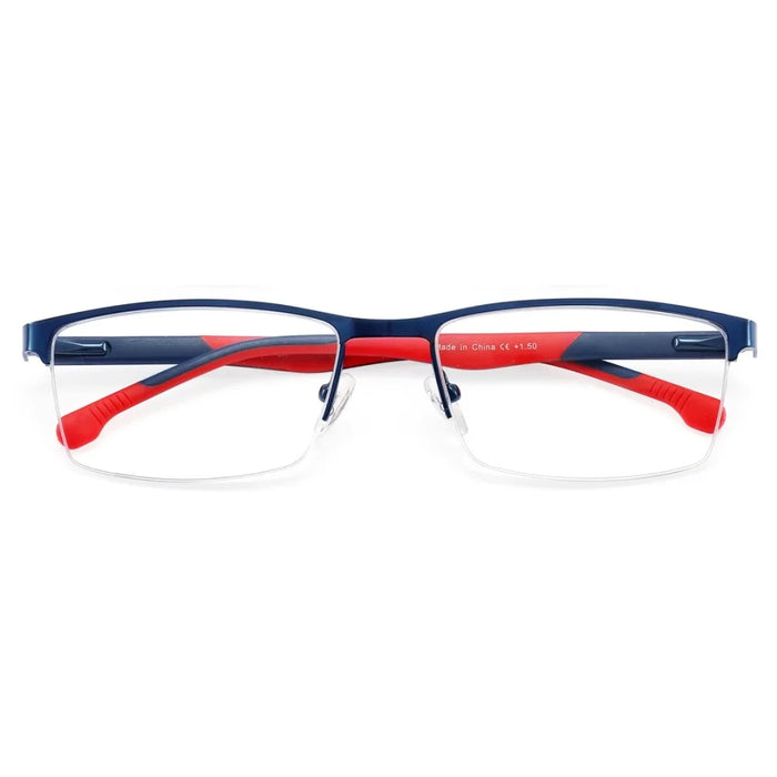 2025 NUEVAS Gafas de lectura con bloqueo de luz azul para hombre y mujer, montura de metal, lupa, lentes para presbicia, gafas +0.75~3.0