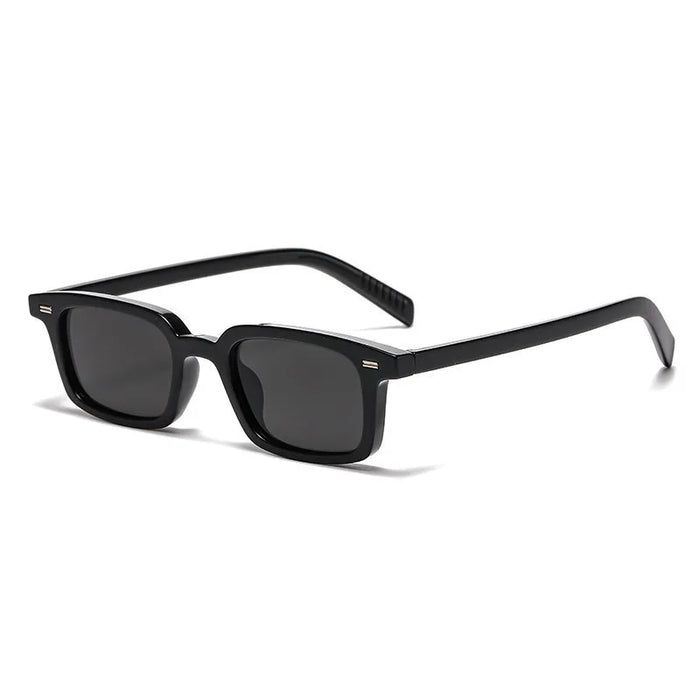 Retro Small Square Sunglasses Women Men Rivets GREEN Shades Fashion Eyewear Luxury Sun Glasses UV400 Brand Oculus Female Gafas