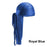 Adjustable Men Women Chemo Cap Pre-Tied Headwrap Bandana Silk Durag Pirate Hat Turban Hijab