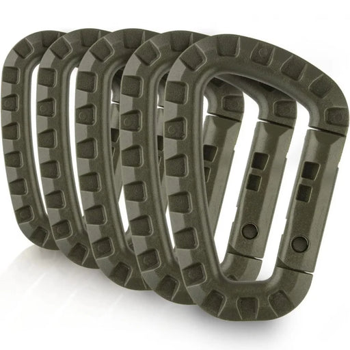 1-10Pcs Military Tactical Carabiner Clips Accessories D-Ring Buckle Mountaineering Carabiner Backpack Hanging Key Outdoor Gadget