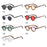 New Hippie Small Round Square Sunglasses Men Women Retro Steam Punk Glasses Vintage Gradient Driving Glasses UV400