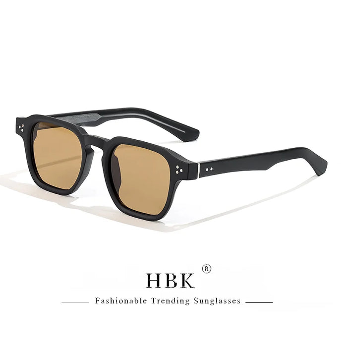 HBK Fashion Punk Sunglasses for Men Classic Square Sun Glasses Outdoor Sports Party Vacation Travel Driving Fishing Eyeglasses