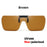 VIVIBEE Non Polarized Flip Up Clip On Sunglasses for Car Driving Dark Anti Glare Lens Shades See Digital Screen Sun Glasses