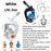Full Face Snorkel Mask 180° Panoramic View Dry Top Snorkel Anti-Fog Leak-Proof Safe Breathing Swimming Diving Gear for Adults