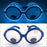 Gafas de neón con ojos móviles LED, musicales, rave, fluorescentes, para fiesta de Navidad, decoración, con montura redonda, divertidas, estilo dibujos animados.