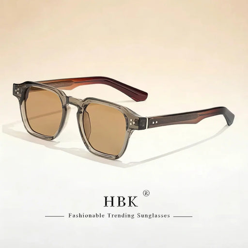 Gafas de Sol HBK Vintage a la Moda para Hombre, Diseño Degradado, Gafas de Sol para Deportes al Aire Libre, Fiestas, Viajes, Elección Ideal para Regalos