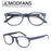 MODFANS Wood Look Reading Glasses Men Women Round Sun Readers Eyeglasses Frame Vintage Spring Hinge with Diopter +0.5 to +5.0
