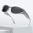 VIVIBEE Y2K Sunglasses Women Steampunk Mirror White Sports Mne Goggles UV400 Punk Sun Glasses 2026 Trending Product