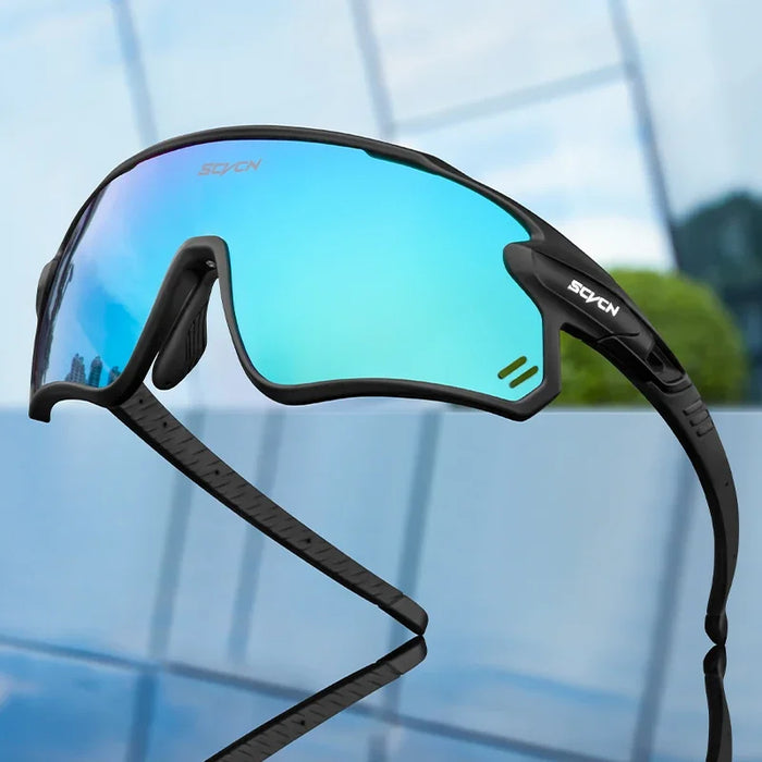 SCVCN New Cycling Glasses UV400 Polarized Bicycle Goggles Man Woman Sports Runing Skiing Riding Sunglasses MTB Bike Eyewear