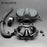 JUNHAIINS Tempered Glass Freediving Mask Snorkeling Set Foldable Snorkel J-Type Diving Mask with Camera Mount