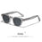 HBK Fashion Men's Sunglasses Gradient Lens Design Sun Glasses Simple Round Women Daily Wear Outdoor Shopping Travel Party