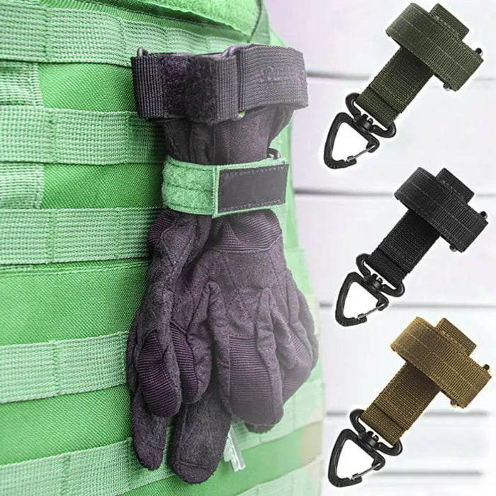 1/3/6 Uds. Nuevo Hebilla de Guantes de Nailon Multiusos Gancho Táctico para Guantes Clip de Seguridad Accesorios de Almacenamiento para Cuerda de Escalada Senderismo al Aire Libre