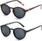 ZENOTTIC 2 Pack Polarized Sunglasses for Women Men Vintage Round and Square Frame UV Protection Shades Driving Sun Glasses